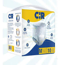 CIR Premium Adult Diaper Pants, M (30” – 40”)